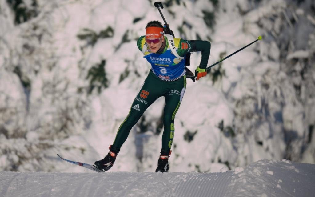 Sprint der Herren in Oberhof mit Sprintweltmeister Benedikt Doll.