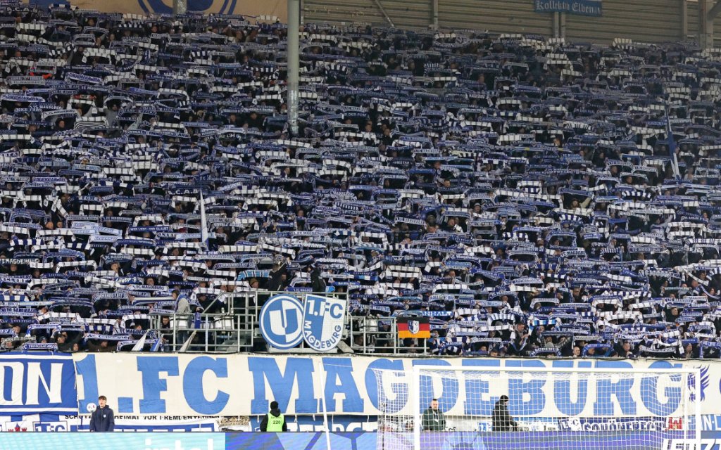 09.03.2024 - Fussball - Saison 2023 2024 - 2. Fussball - Bundesliga - 25. Spieltag: 1. FC Magdeburg FCM - 1. FC Nürnberg FCN Club