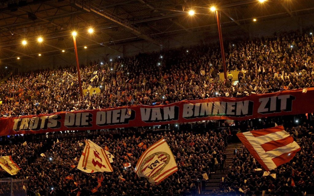 during the UEFA Champions League group D match between PSV Eindhoven and Bayern Munich on November 1, 2016 at the Philips stadium in Eindhoven, The Netherlands.