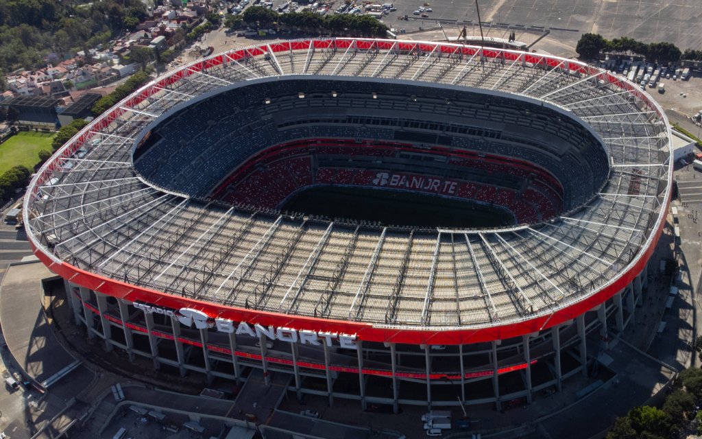 Das Aztekenstadion in Mexiko-Stadt.